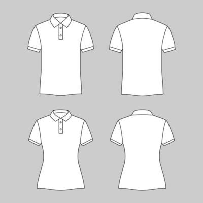 White Polo Shirt Templates Vector Art, Icons, and Graphics for Free