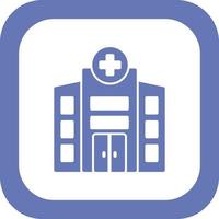 icono de vector de hospital