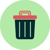 Trash Bin Vector Icon