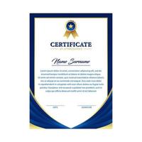 Certificate vector design templates