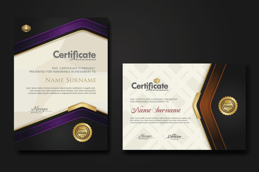 Certificate Font Vector Art Icons and Graphics for Free Download