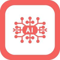 Artificial Intelligence Vector Icon