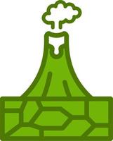 Volcano Vector Icon