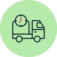 Delivery Time Vector Icon