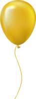 Ballon d'hélium de décoration de fête réaliste 3d png