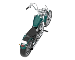 Motorrad isoliert auf transparentem Hintergrund. 3D-Rendering - Abbildung png