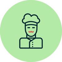 icono de vector de chef