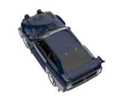 carro de corrida isolado em fundo transparente. renderização 3D - ilustração png