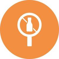 No Alcohol Vector Icon