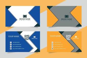 Visiting card or Business Card design template for personal or corporate use vector