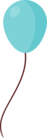 Blau Luft Luftballons auf ein Faden png