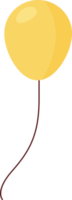 Yellow Air Balloons on a thread. Png