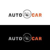 auto coche logo vector diseño concepto con Deportes coche silueta coche logo resumen líneas vector. vector ilustración