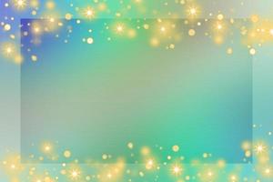 Colorful gradient background with colorful frame and bokeh or orange glitter light decoration. Colorful card design background. Colorful decorative background. photo