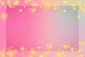 Colorful gradient background with colorful frame and bokeh or orange glitter light decoration. Colorful card design background. Colorful decorative background. photo