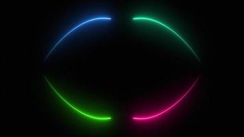 Neon glowing lines animated. Neon lines, Glowing lines. video