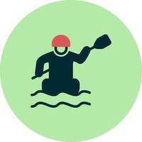 Rafting Vector Icon