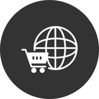 icono de vector de tienda online