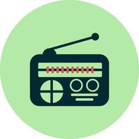 icono de vector de radio