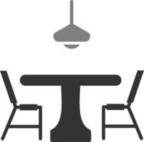 Dining table Vector Icon