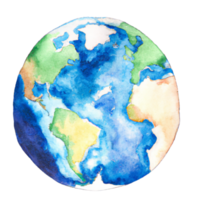 Watercolor Planets Space png