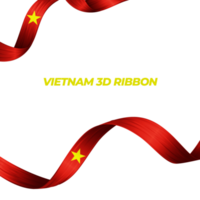 cinta con Vietnam bandera color 3d png