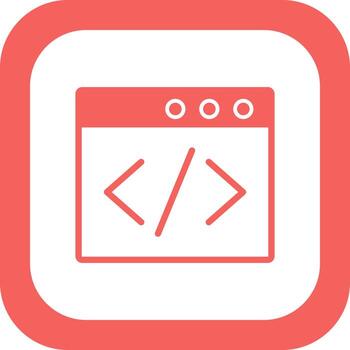 navegador codificación vector icono
