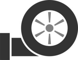 icono de vector turbo