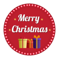 Merry christmas decorative festival wishes greeting design png