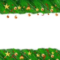 Christmas background garland png