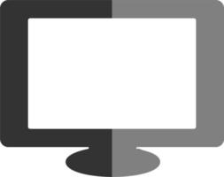 monitor de icono de vector