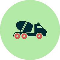 Cement Truck Vector Icon