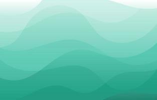 Subtle Green Gradient Abstract Shape Background vector