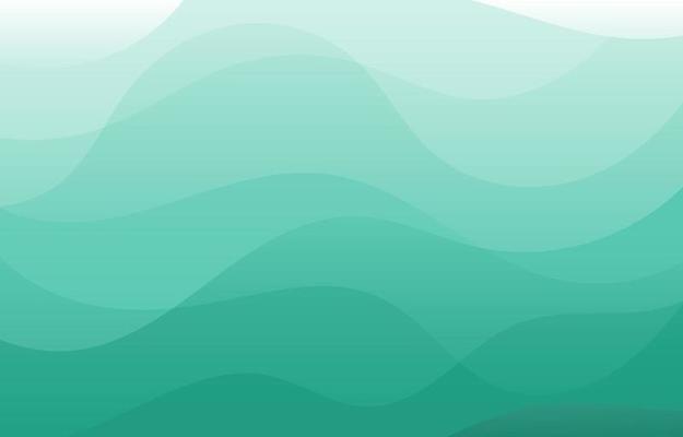 Subtle Green Gradient Abstract Shape Background