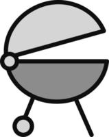 icono de vector de barbacoa