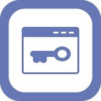 Browser Key Vector Icon