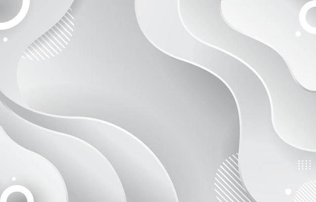 Abstract 3D White Background