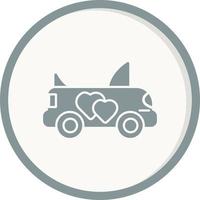 Wedding car Vector Icon