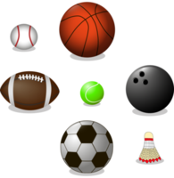 Collection accessory for sport game with a ball png