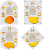 Sweet juicy tasty natural eco product mango png