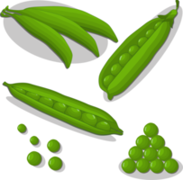 Sweet juicy tasty natural eco product peas png