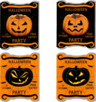 Collection accessory for celebration holiday Halloween png