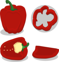 Sweet juicy tasty natural eco product pepper png