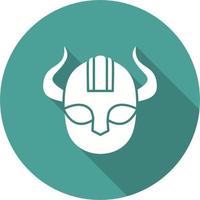 Viking helmet Vector Icon