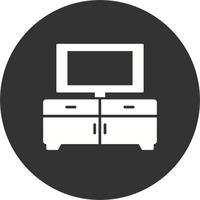 Tv Table Vector Icon