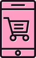 Online shopping Vector Icon