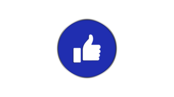 Social media like button free png