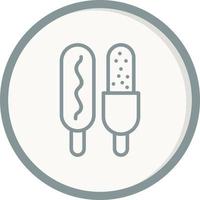 Corn Dog Vector Icon