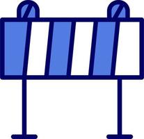 Road Barrier Vector Icon