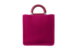 Pink purse isolated on a transparent background png